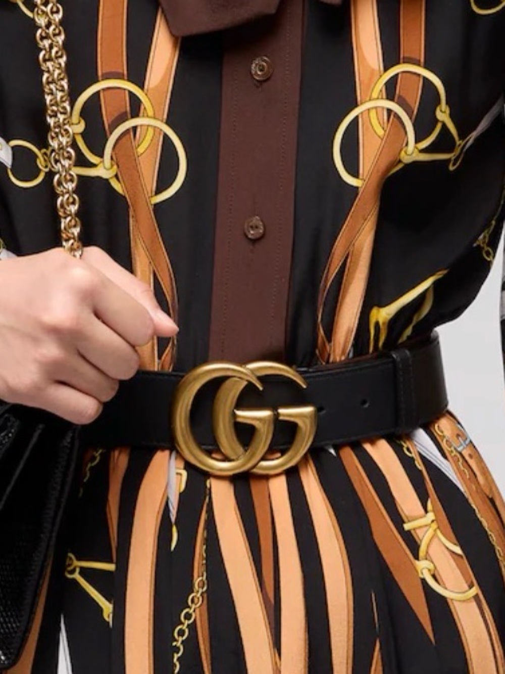 Authentic Gucci Marmont Wide Belt